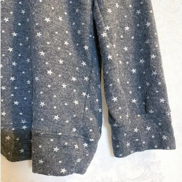 Sundry NWT Gray Sparkle Pullover Sweater Size 1 (Small) Draped Back Detail New - Picture 5 of 14